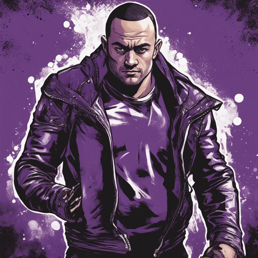 Eddie Alvarez purple portrait