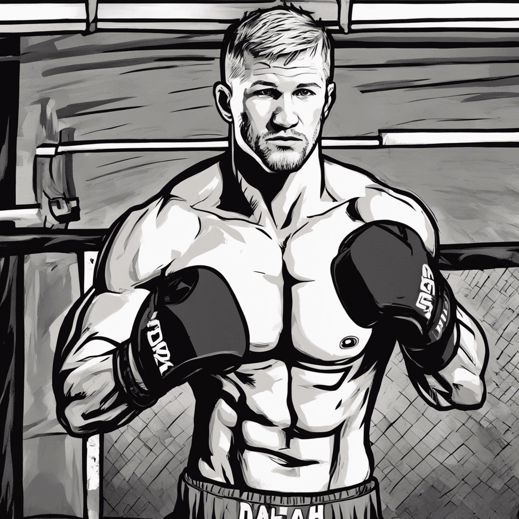 TJ Dillashaw in his boxing gym working out