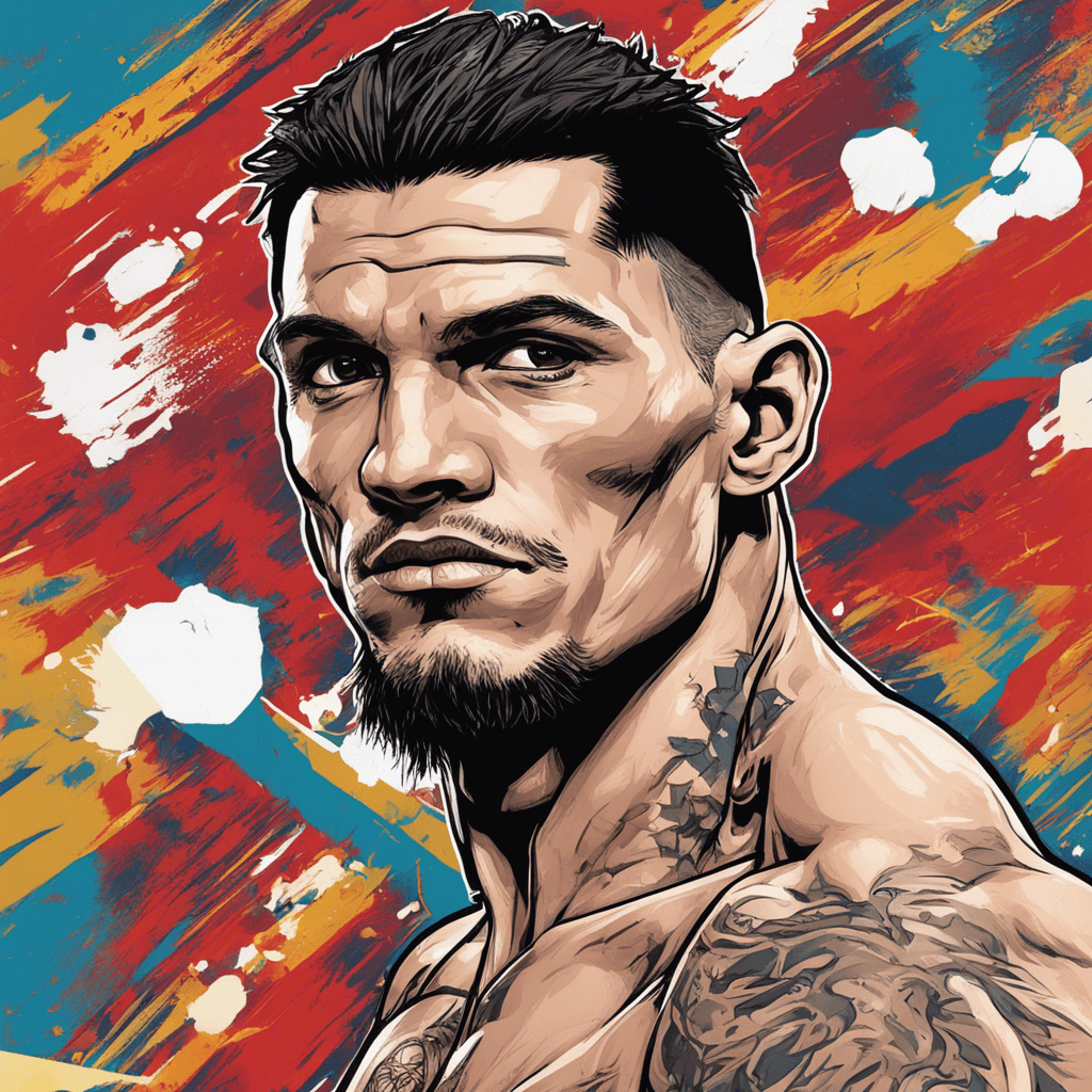 Marlon Vera's portrait, shiny background